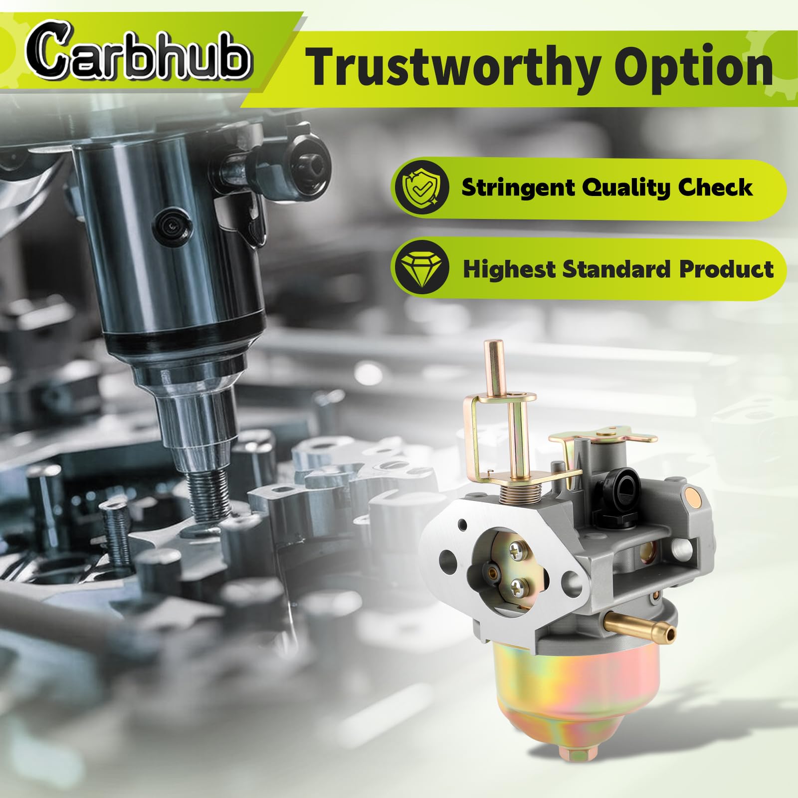 Carbhub EA190V carburetor for Yamaha MA190 pressure washer quick maintenance option.