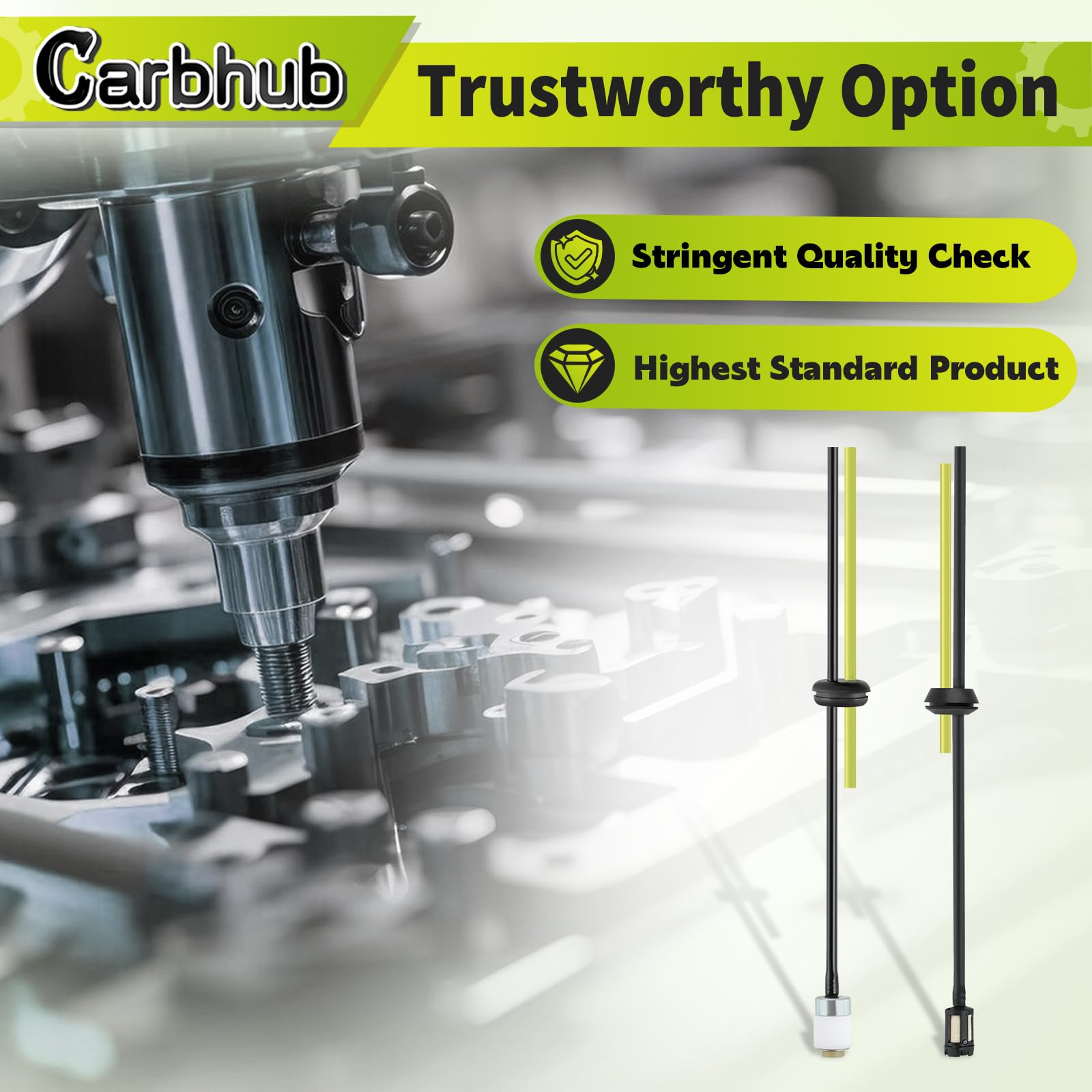 Carbhub easy installation steps help you swap the line swiftly.