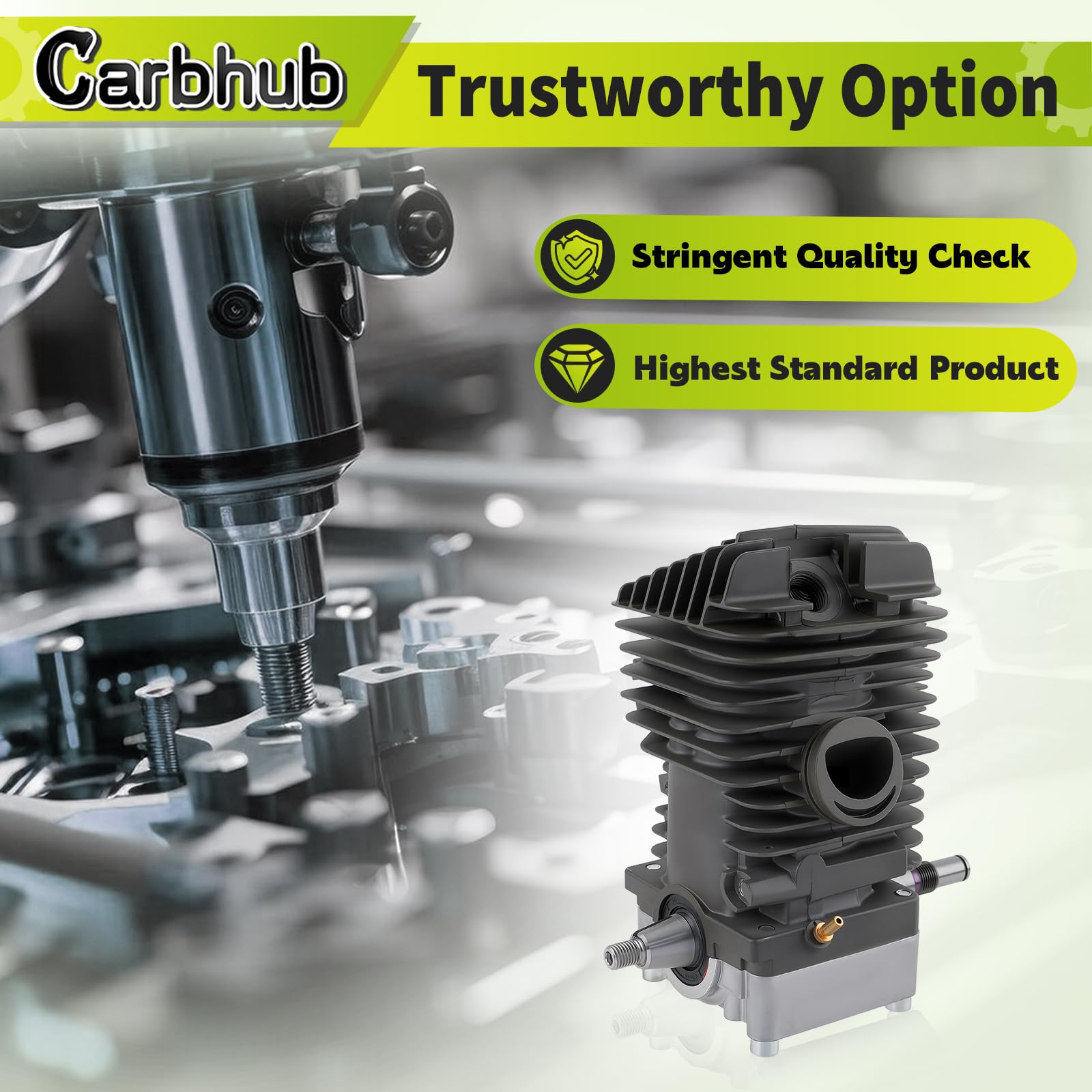 Carbhub engine pan bottom cover provides solid support and sealing for MS390