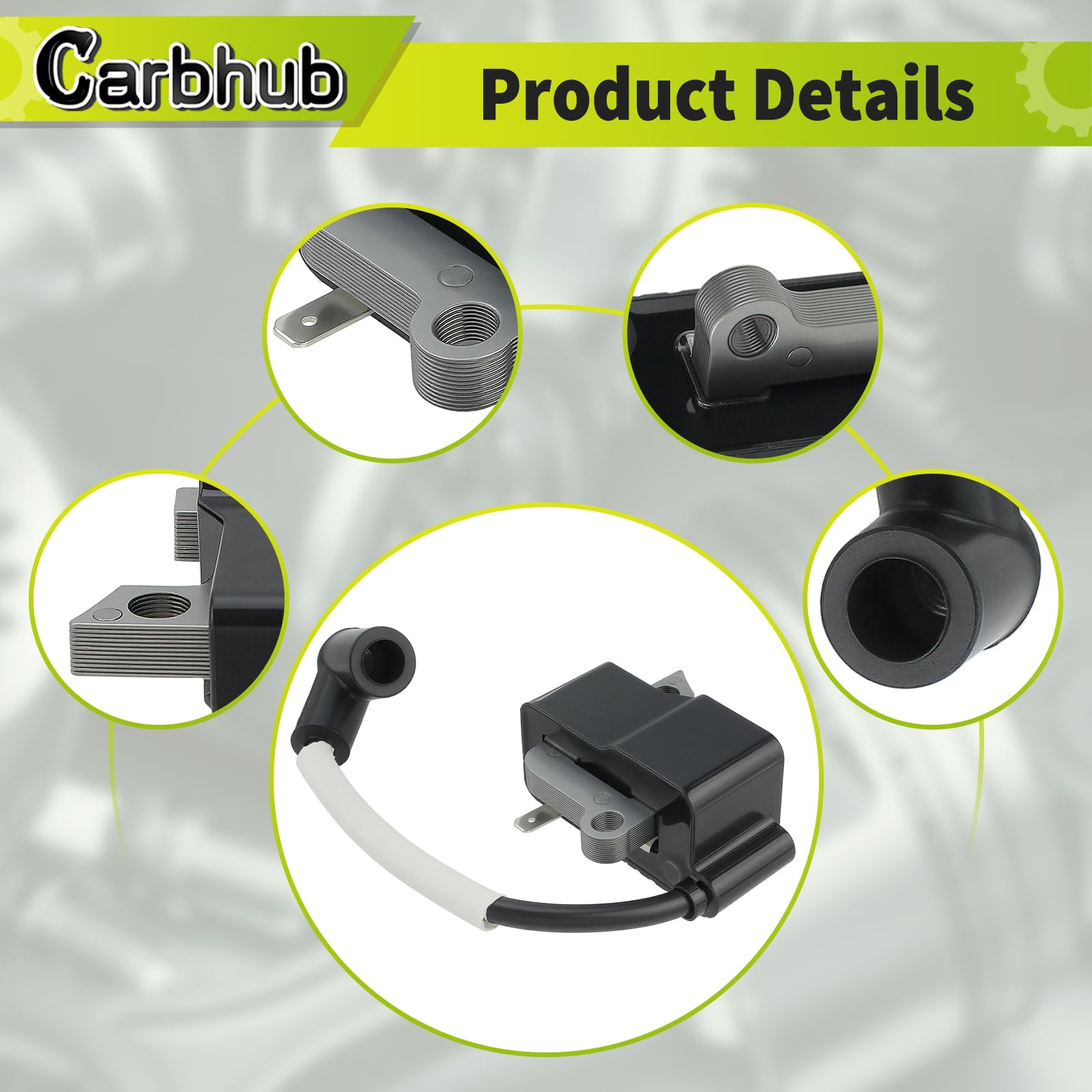 Carbhub fuel filter for Husqvarna, keeps fuel clean and engine running smoothly.