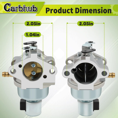 Carbhub fuel filter shown helps clean fuel for smoother operation.
