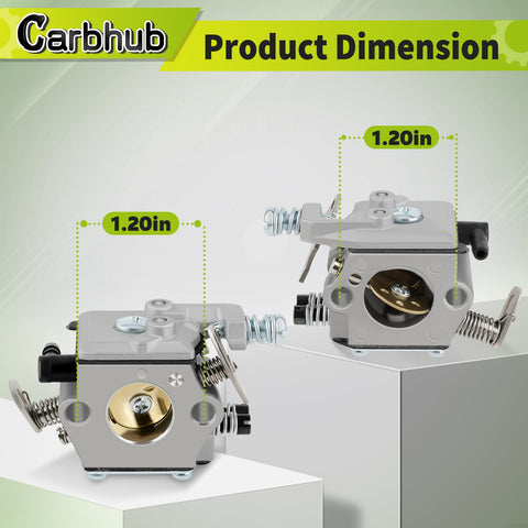 Carbhub fuel-line-kit for Stihl MS210/MS250 shows flexible lines and connections.