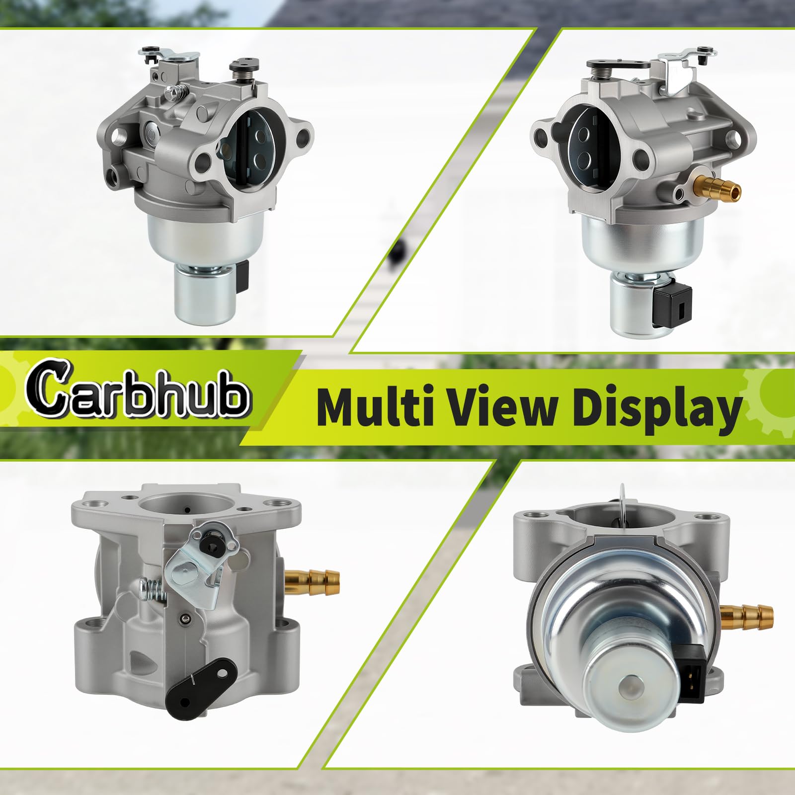 Carbhub gasket set image demonstrates multiple gaskets included.