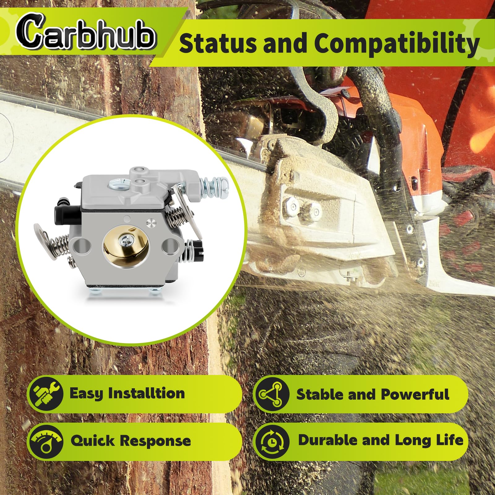 Carbhub ignition coil assembly ensures steady spark delivery