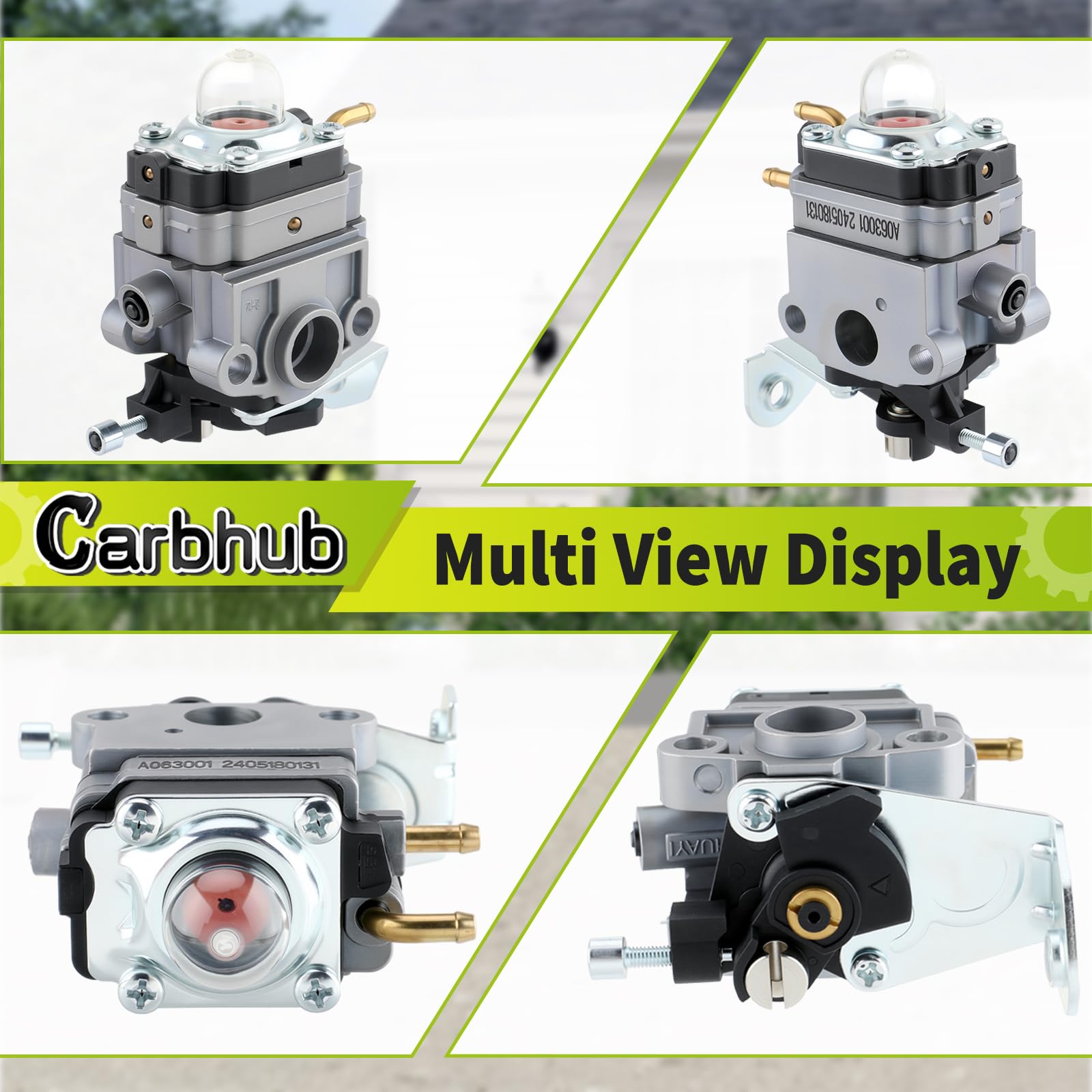 Carbhub Legend Force 46cc installation view helps quick maintenance.