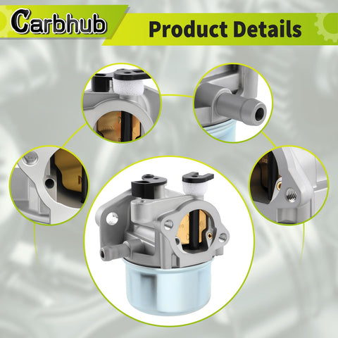 Carbhub o-ring included for tight seal and fuel reliability
