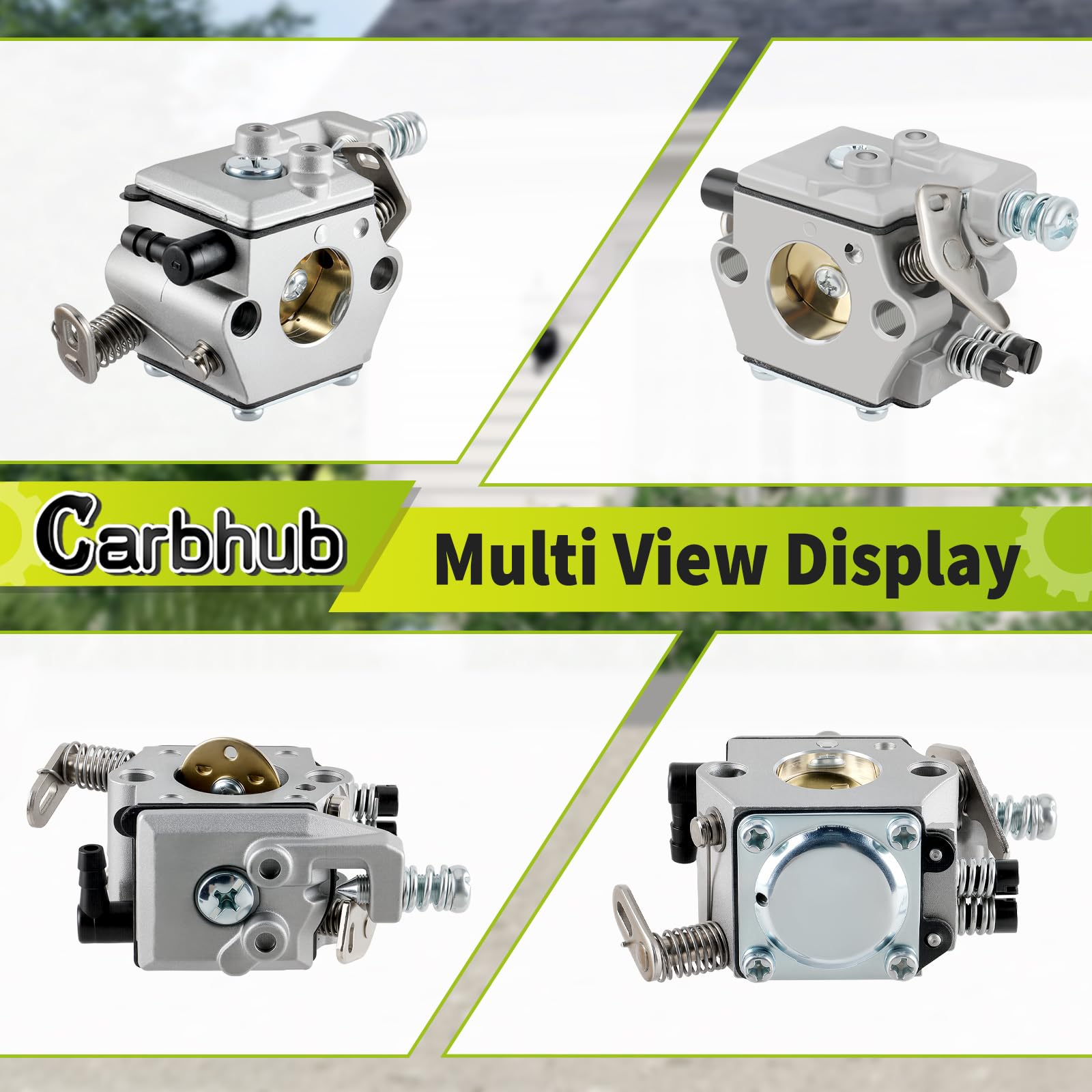 Carbhub oil-line-kit, clear oil-path visuals for durable lubrication.