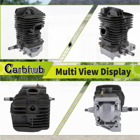 Carbhub oil seals, spark plug, and decompression valve for reliable starts