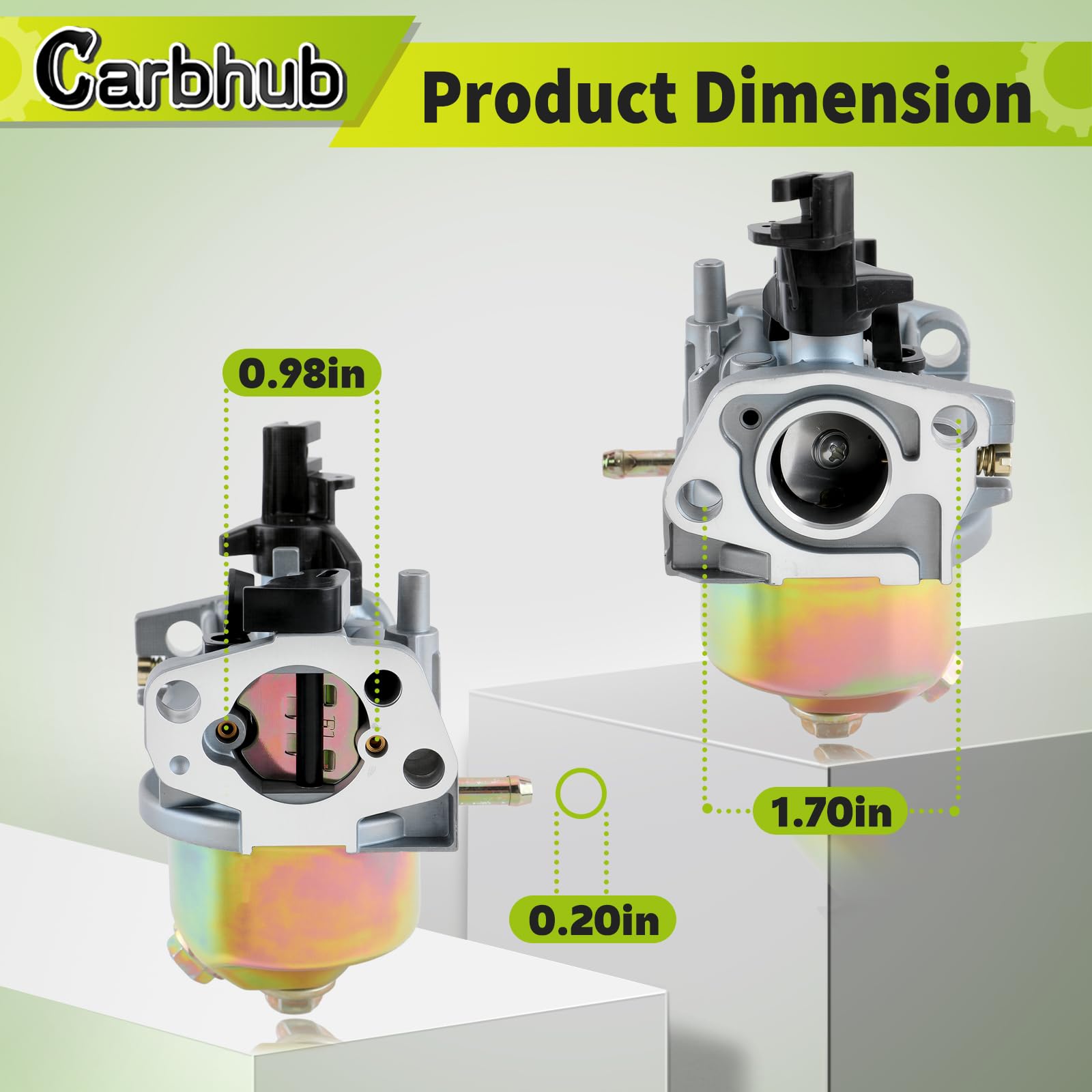 Carbhub P54173 gasket set ensures reliable sealing.