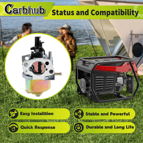 Carbhub P54173 kit contents with fuel filter and line.
