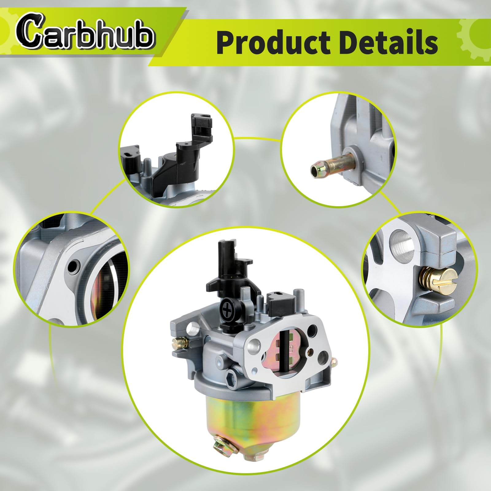 Carbhub P54173 fits Wen models 56351–56475 for quick replacement.