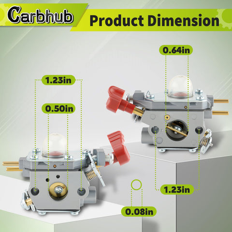 Carbhub packaged contents image highlights complete replacement kit.