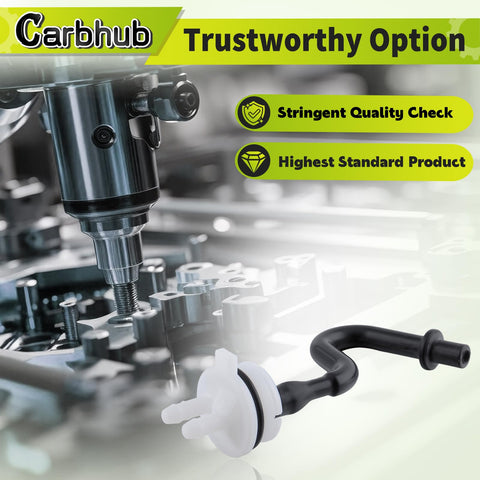 Carbhub packaged fuel-tank connector kit ready to install