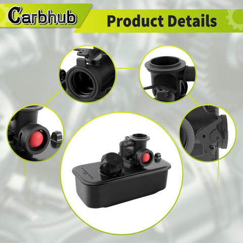 Carbhub primer bulbs set for quick priming and reliable fuel delivery.