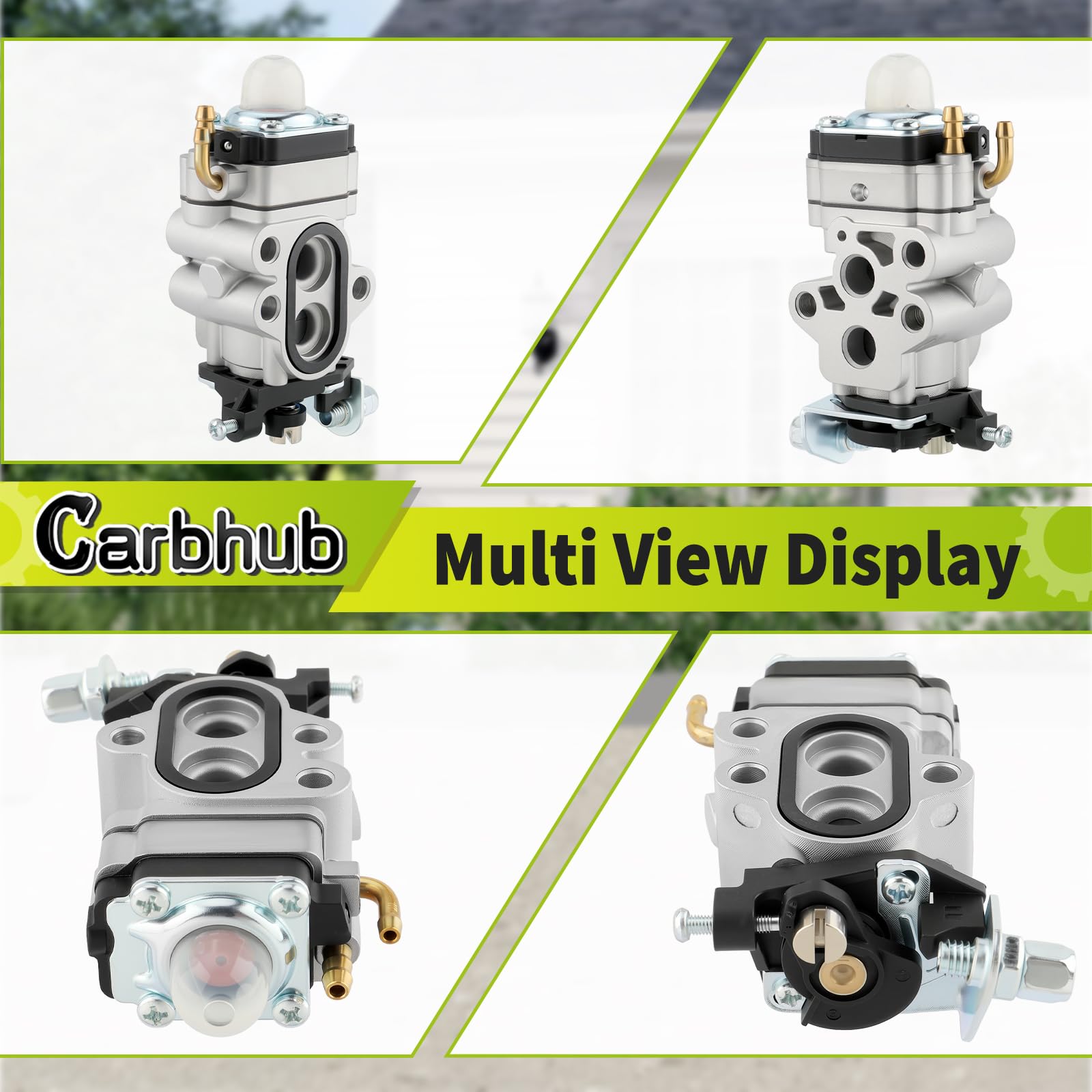 Carbhub redmax backpack blower carburetor highlights EBZ compatibility for easy replacement.
