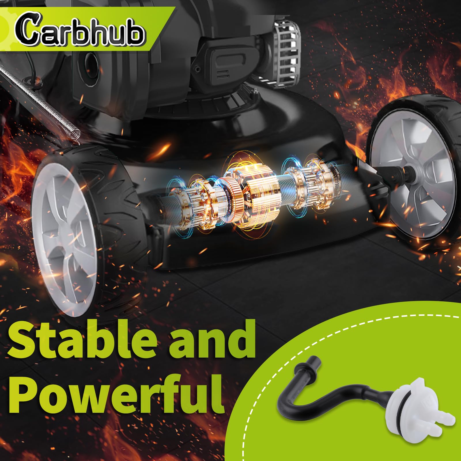 Carbhub replacement part 4180-358-7700 supports Stihl model compatibility