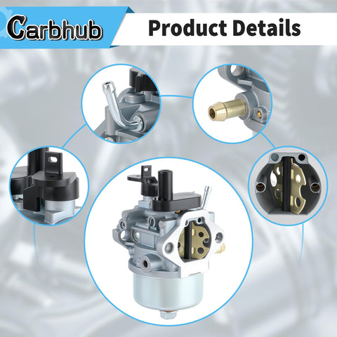 Carbhub spark plug and fuel filter included for reliable start.