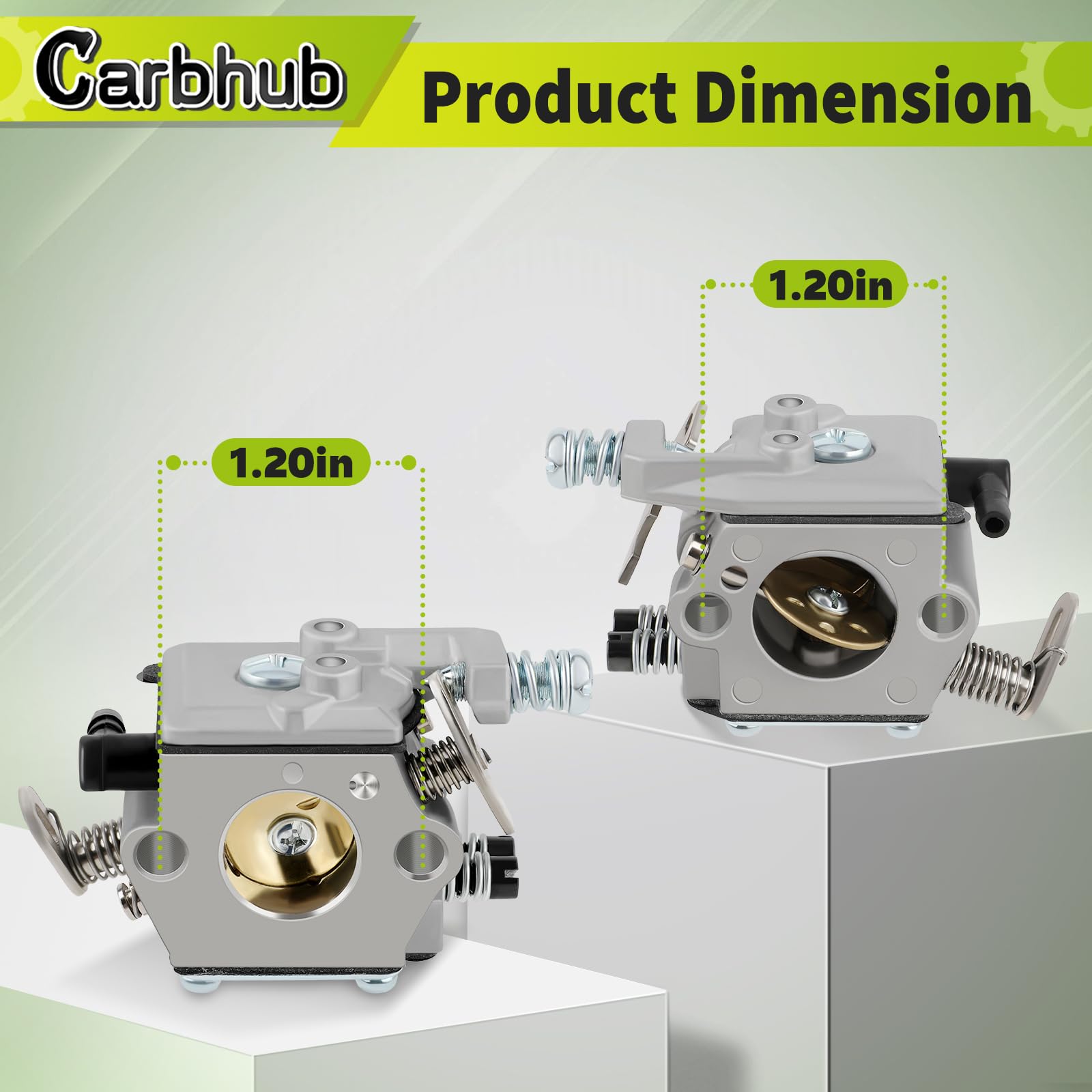 Carbhub spark plug included for immediate tune-up prep