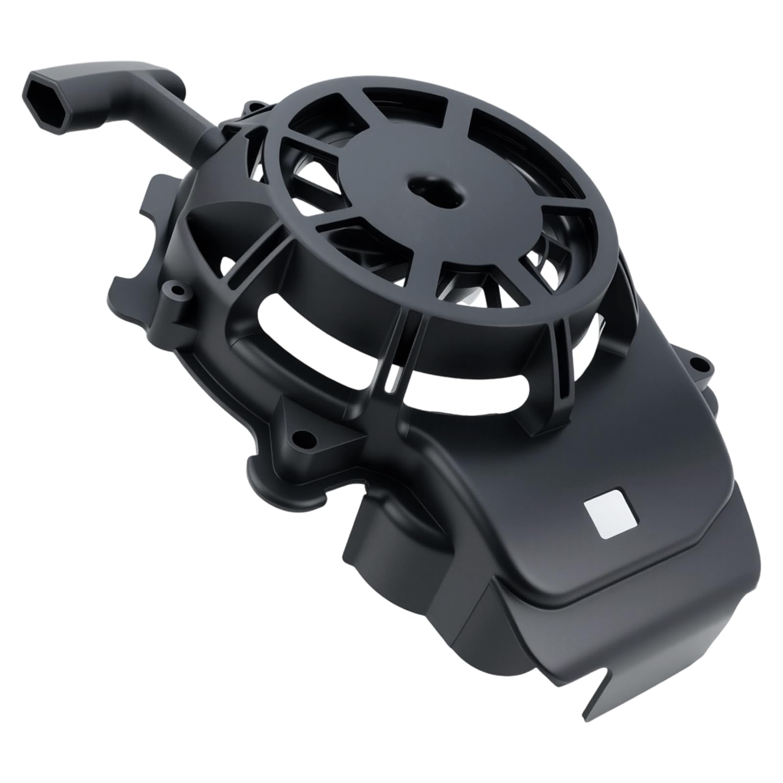 Carbman rewind starter front view showing Briggs & Stratton compatibility