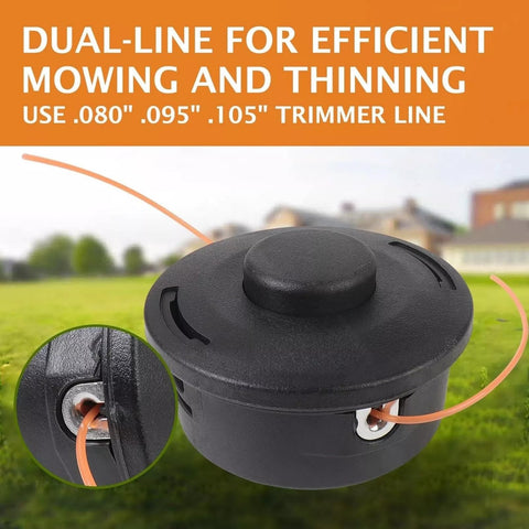 Carburionix 25-2 trimmer head dual-line setup for versatile trimming