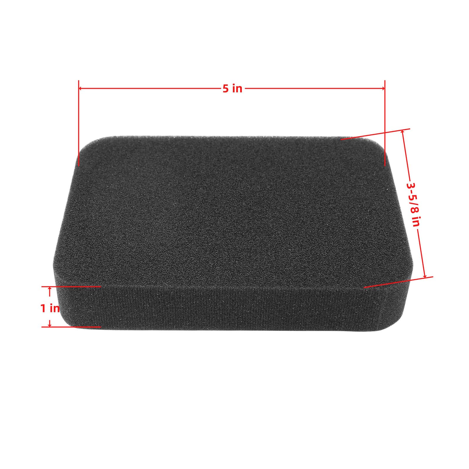 Carburionix air filter kit installation shows quick replacement for compatible blowers