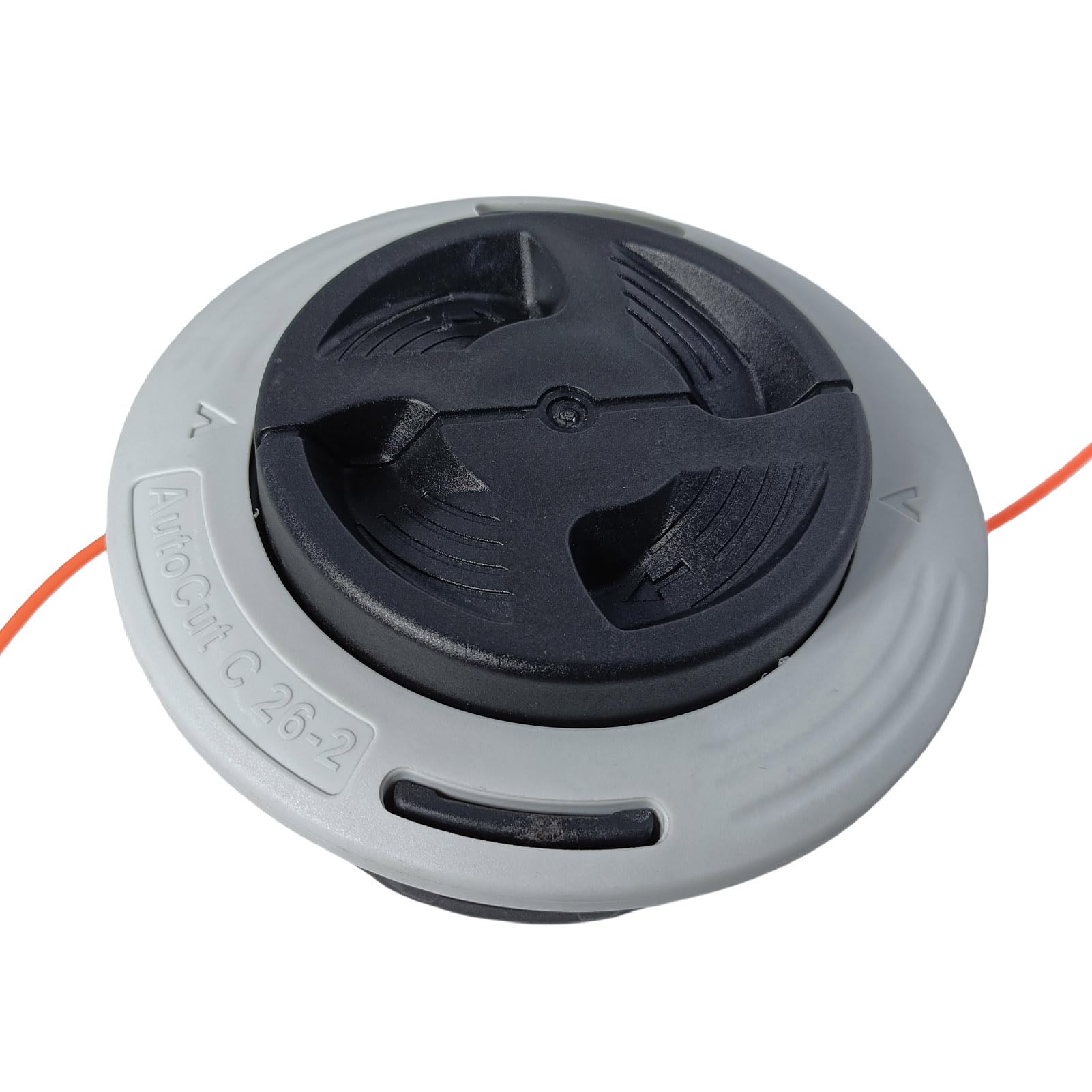 Carburionix C26-2 Trimmer Head loading in action with easy twist knob
