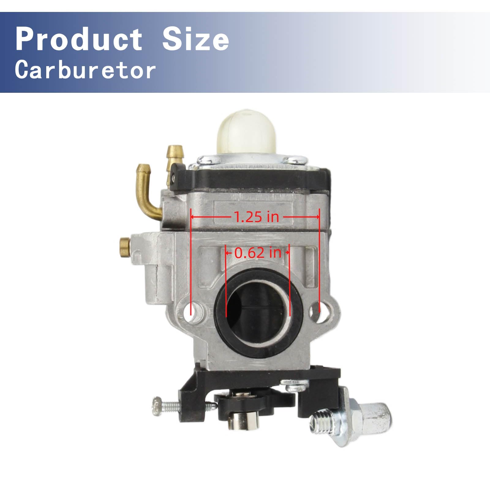 Carburionix fuel line and spark plug kit for maintenance.