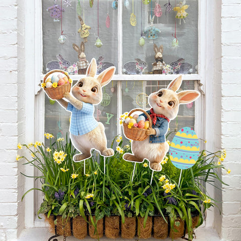 Cardkiss yard display ready-to-setup Easter decor.
