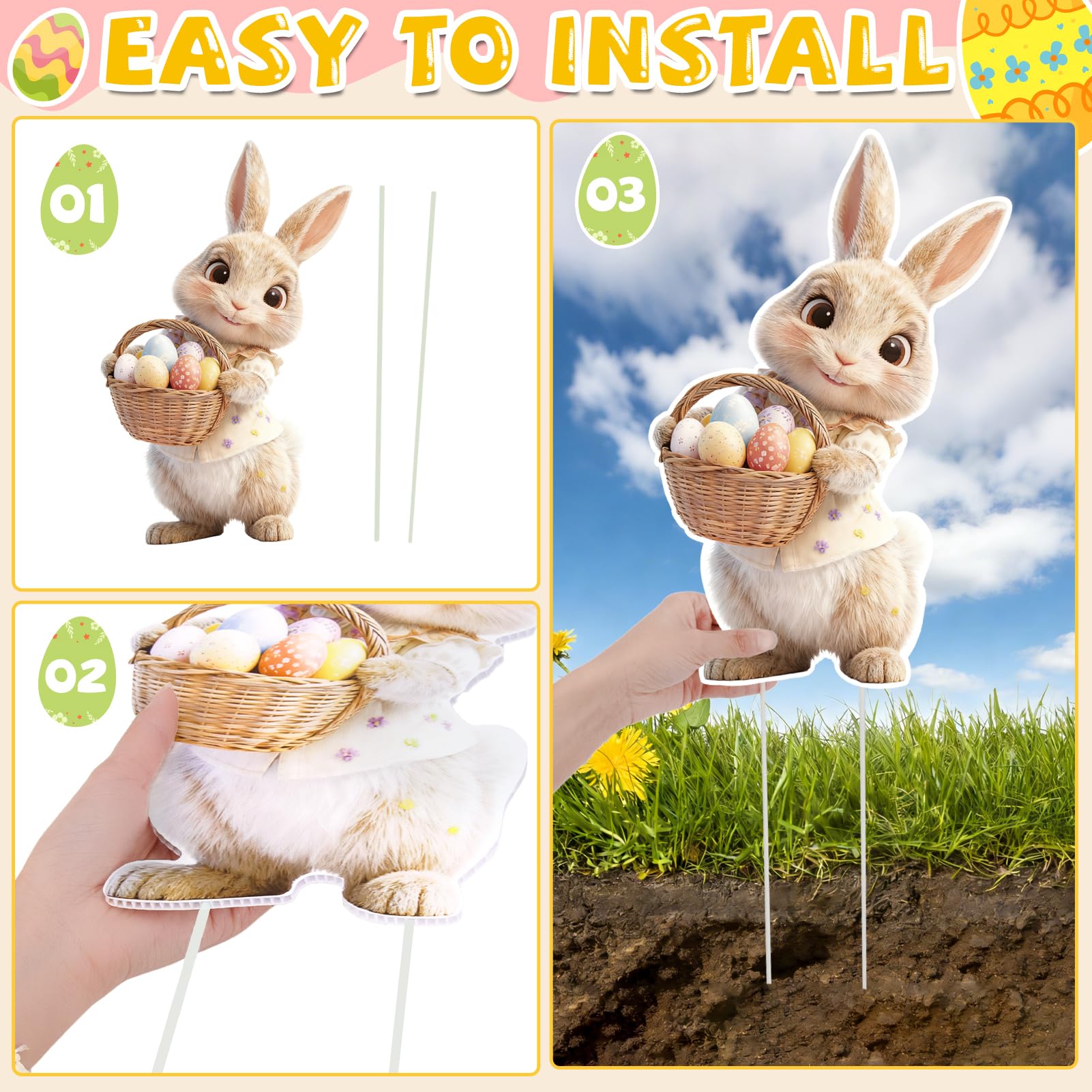 Cardkiss waterproof Easter signs for reliable outdoor use.