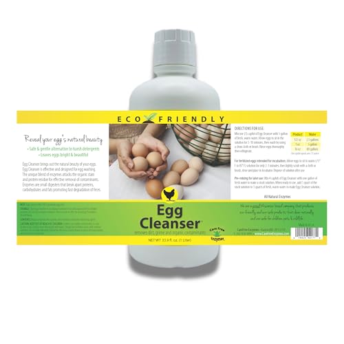CareFree Enzymes egg wash; dilution shown for economical, batch-friendly use.