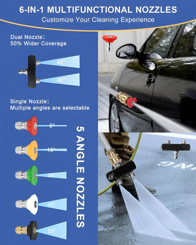 CARFKA Quick connectors simplify setup on hose