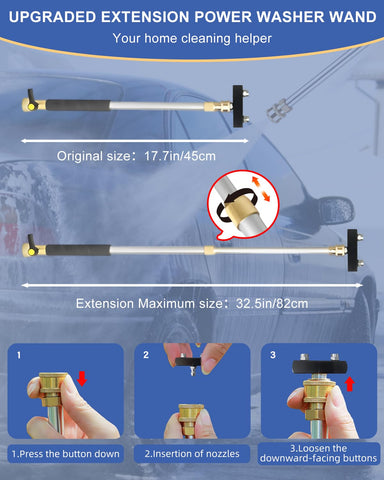 CARFKA Jet Nozzle 6-nozzle system for versatile cleaning modes