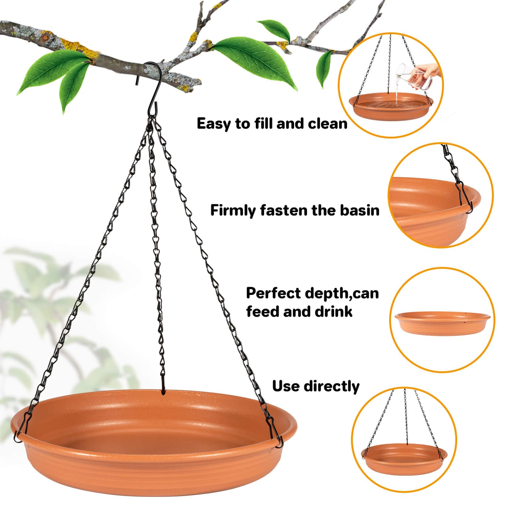 CARGEN seed catcher for bird feeders helps keep debris away