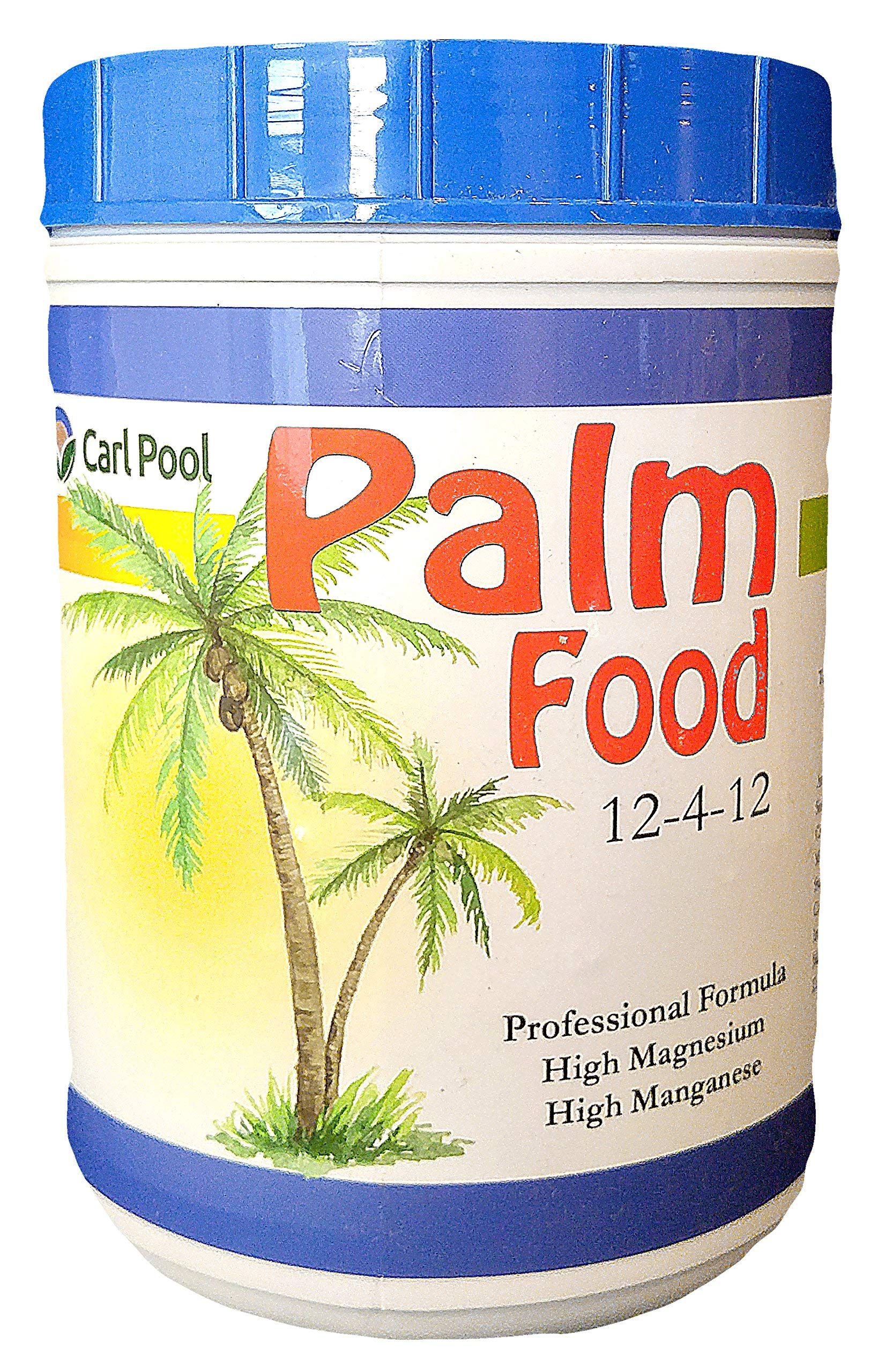 Carl Pool Palm Food bag showing balanced nutrition for palm varieties