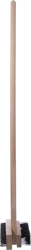 Carlisle brush and scraper combo removes grease and residue efficiently.