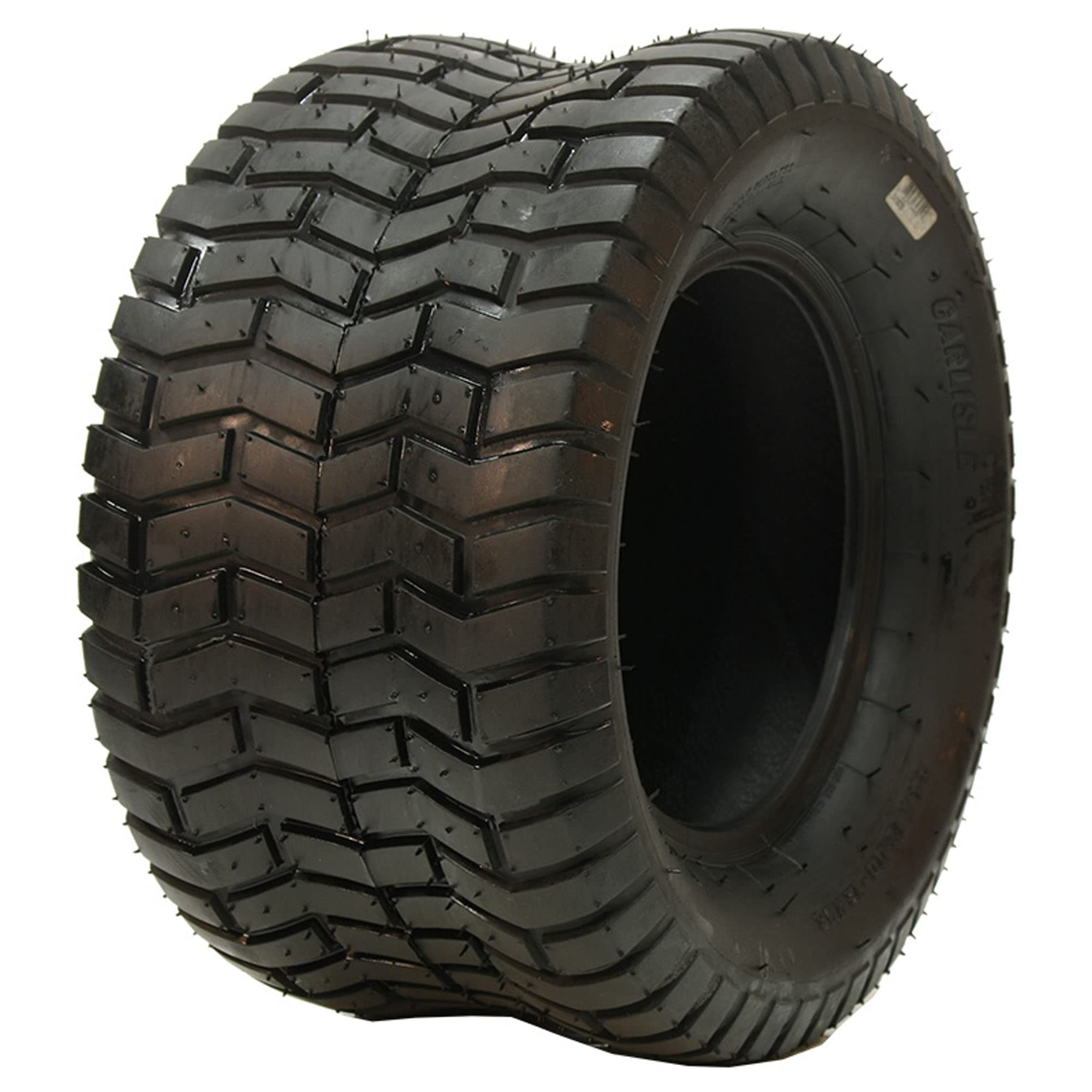 Carlisle Turf Saver 20x8-8 side view showing stable lawn mower-friendly tire design