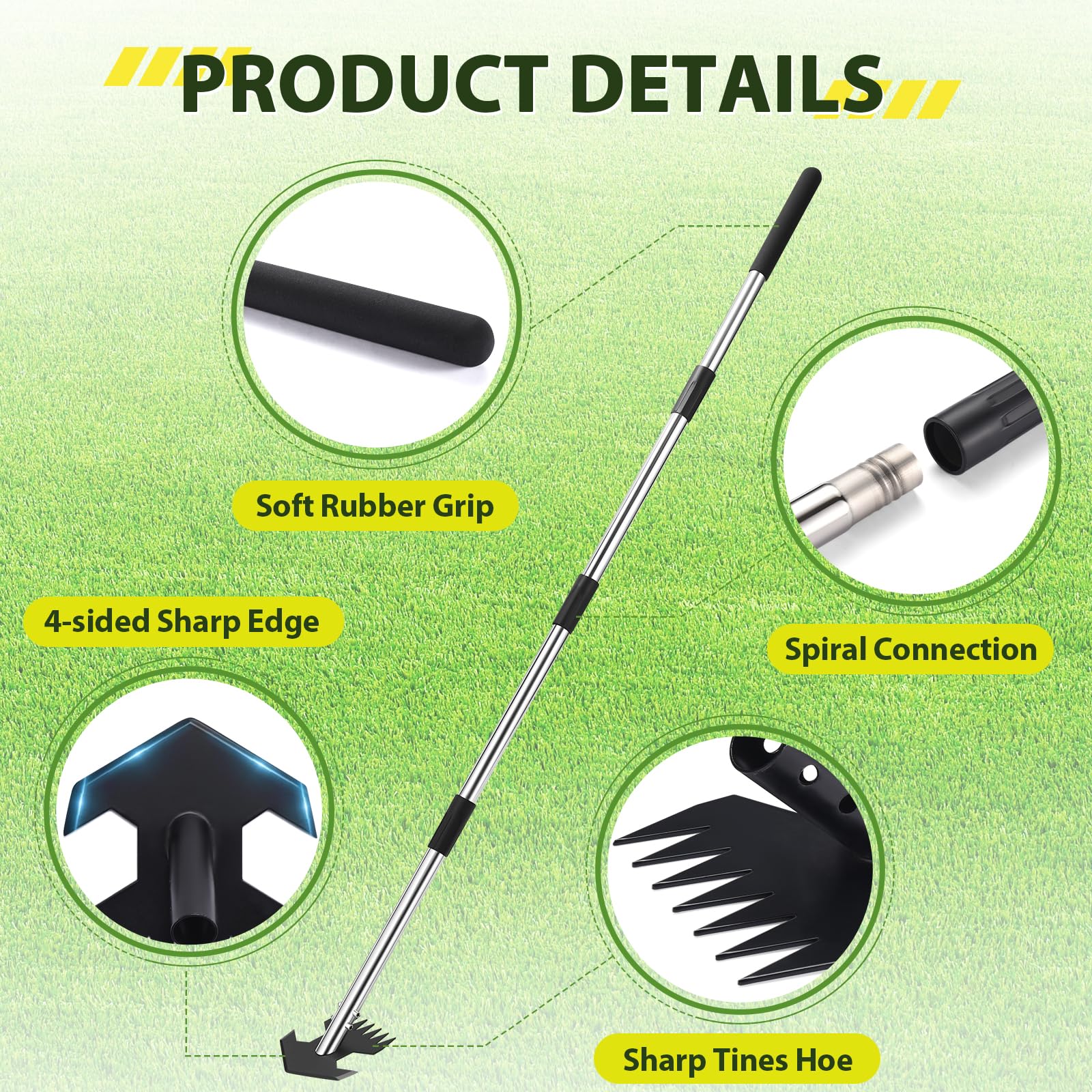 CAROD durable metal construction supports daily garden work.