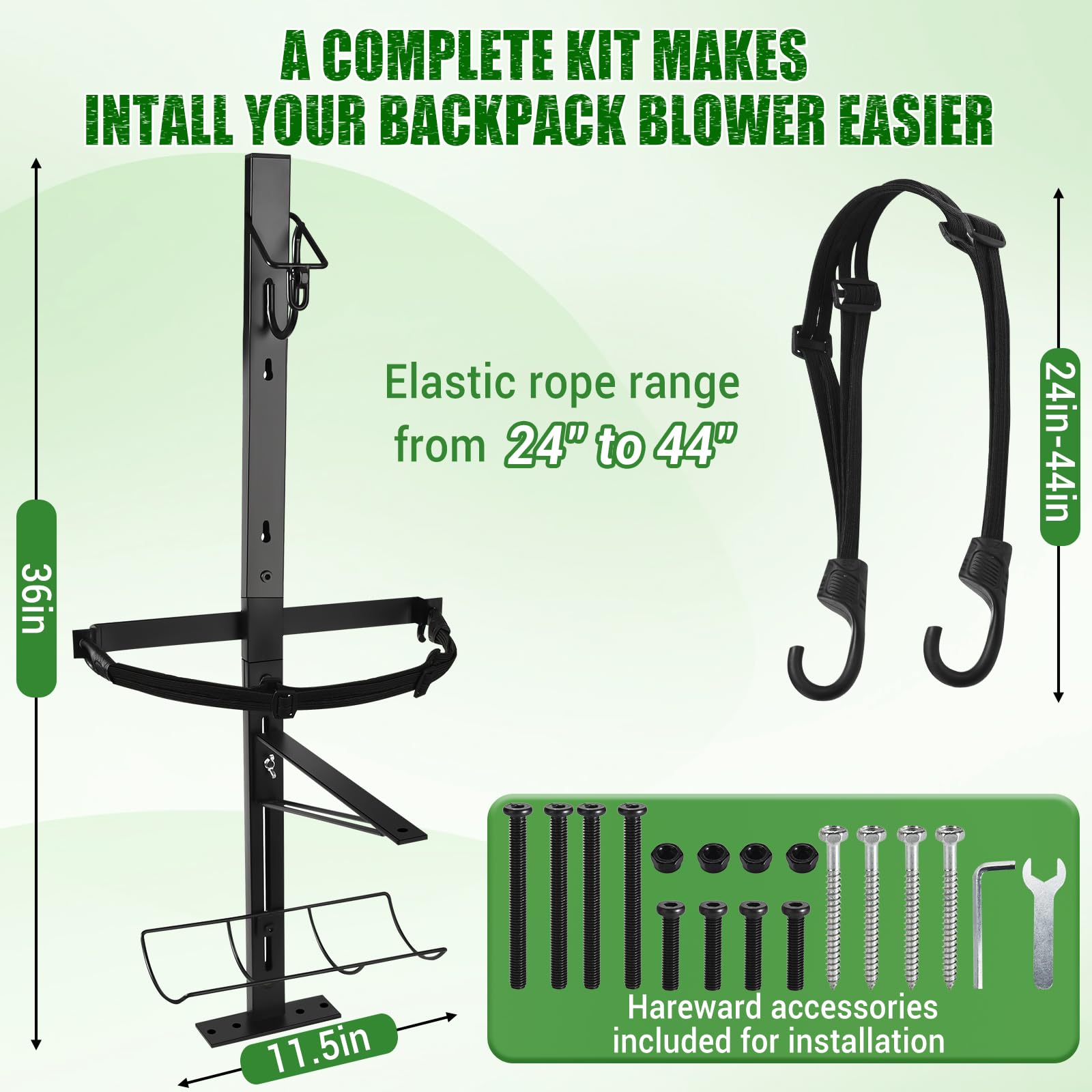 CAROD rust-proof black powder coating resists outdoor wear