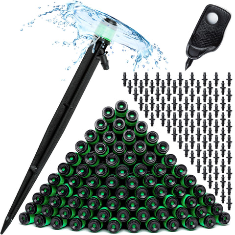 CARPATHEN 100 drip emitters vortex for precise root watering in gardens.