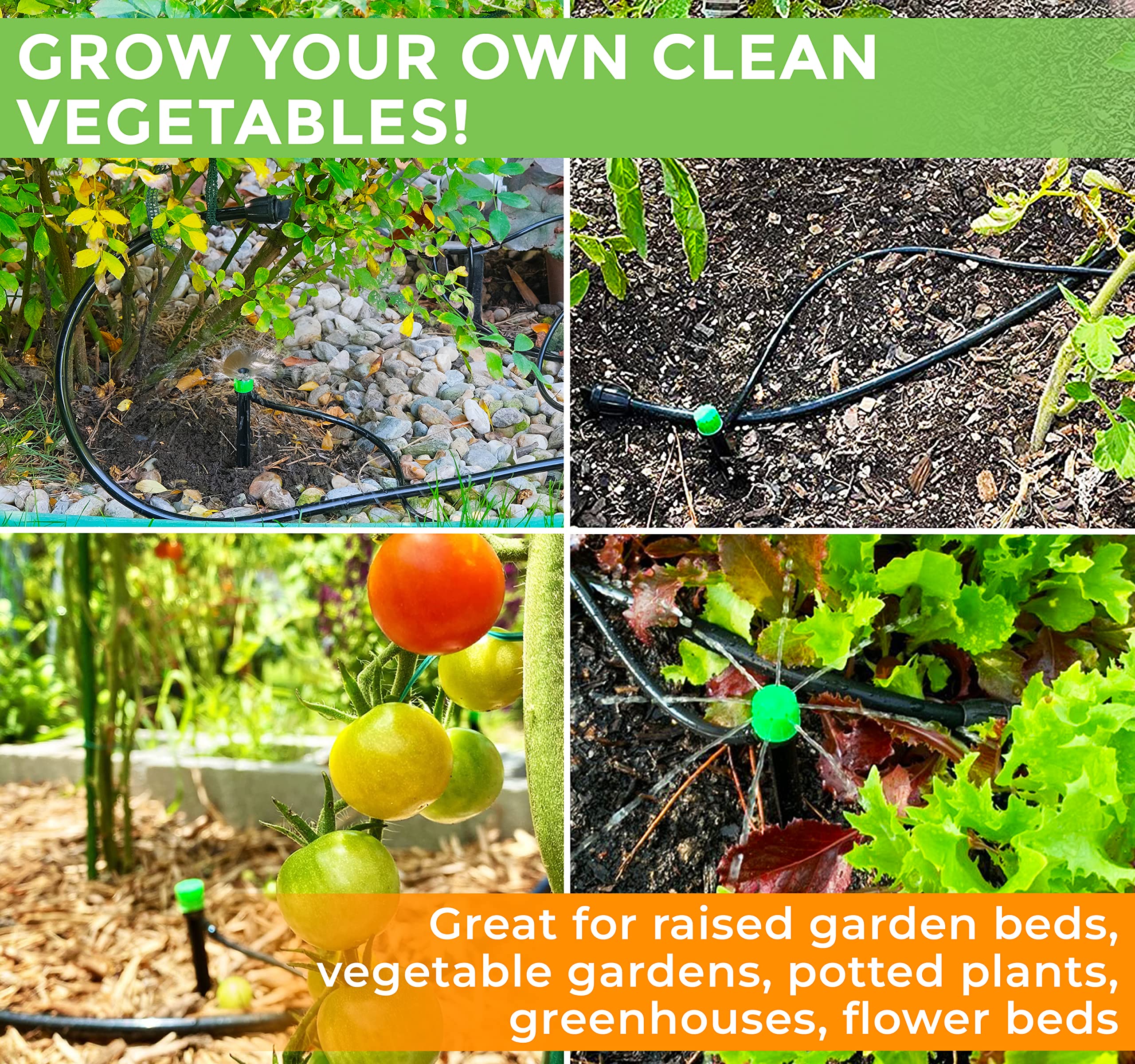 Carpathen 5-16 to 1-4 barbed tee coupler enables tee splits.