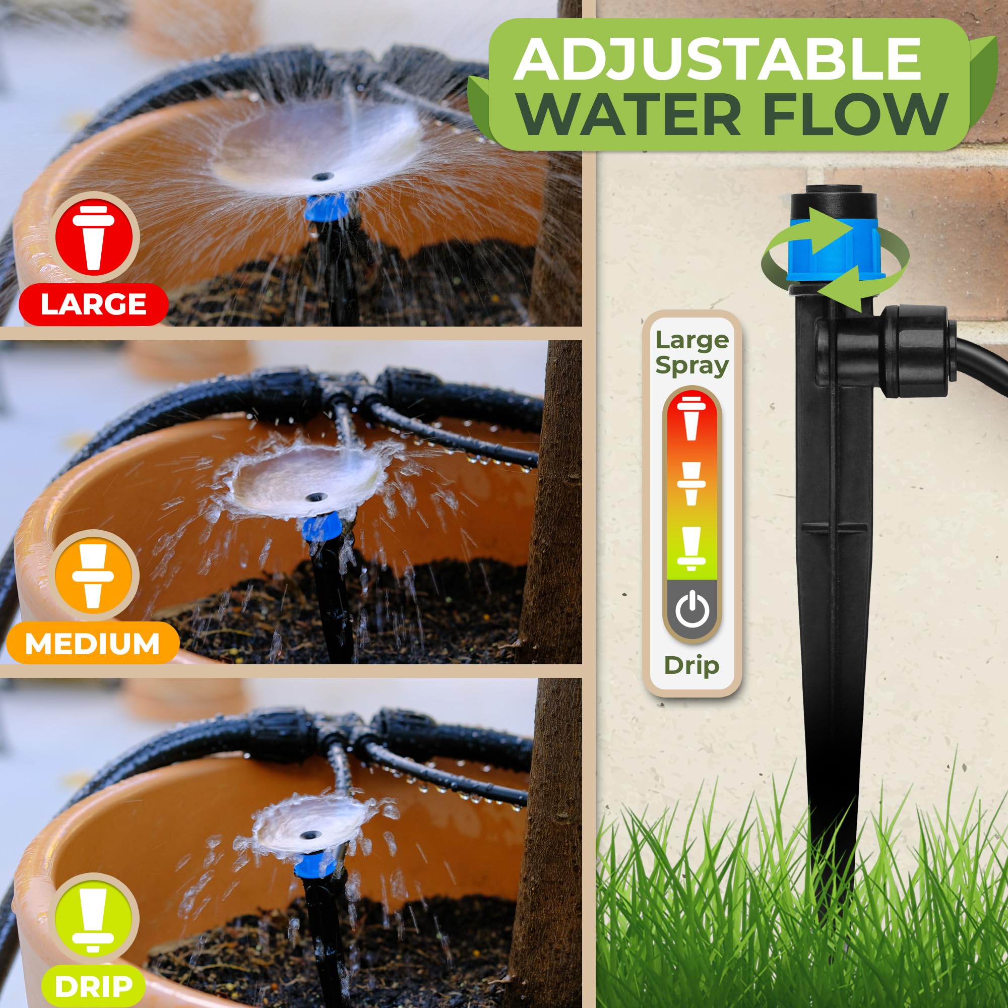 Carpathen thirty emitter kit ready for garden irrigation