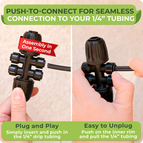 CARPATHEN quarter-inch end plug prevents leaks and seals tubing.