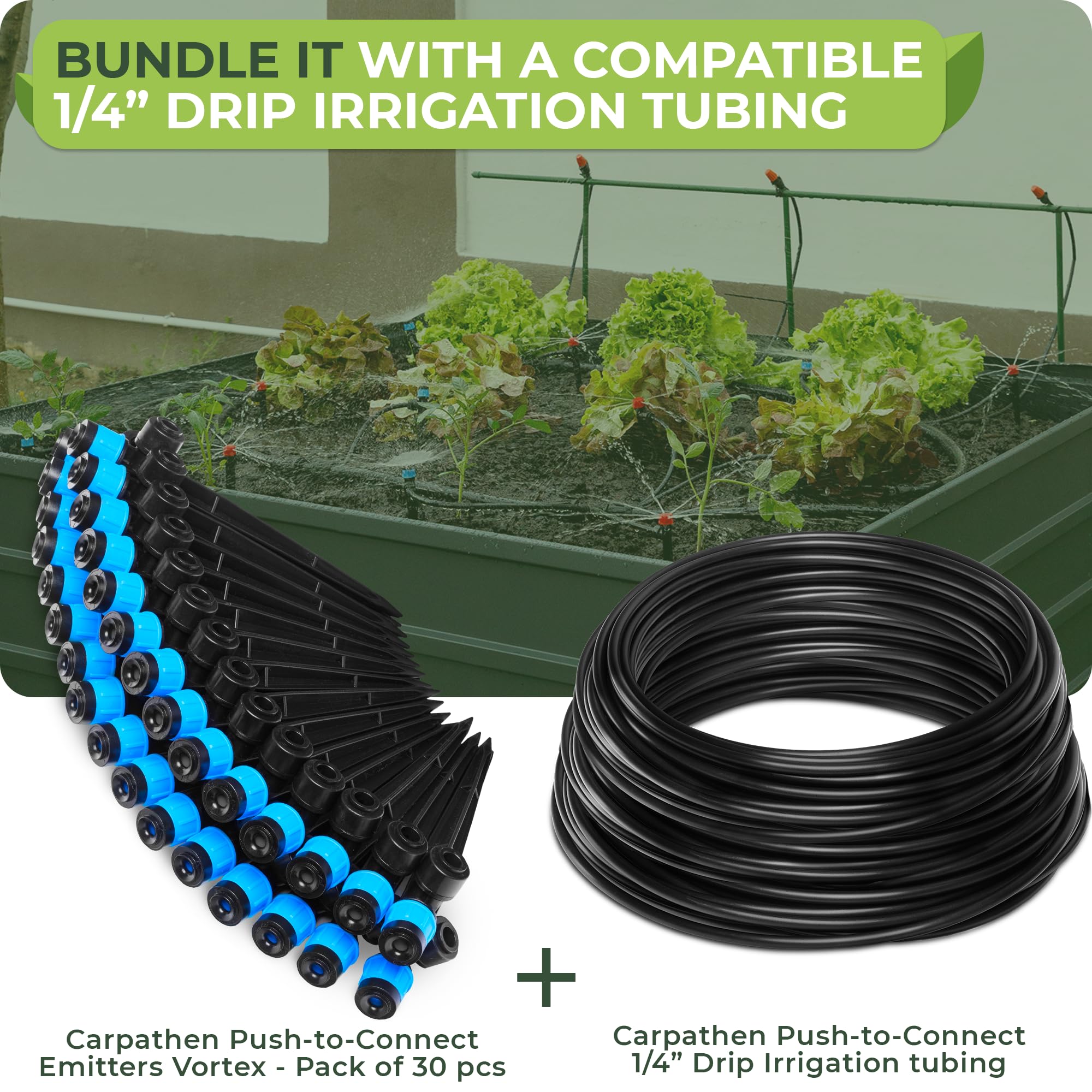 Carpathen recyclable packaging supports eco friendly irrigation tools