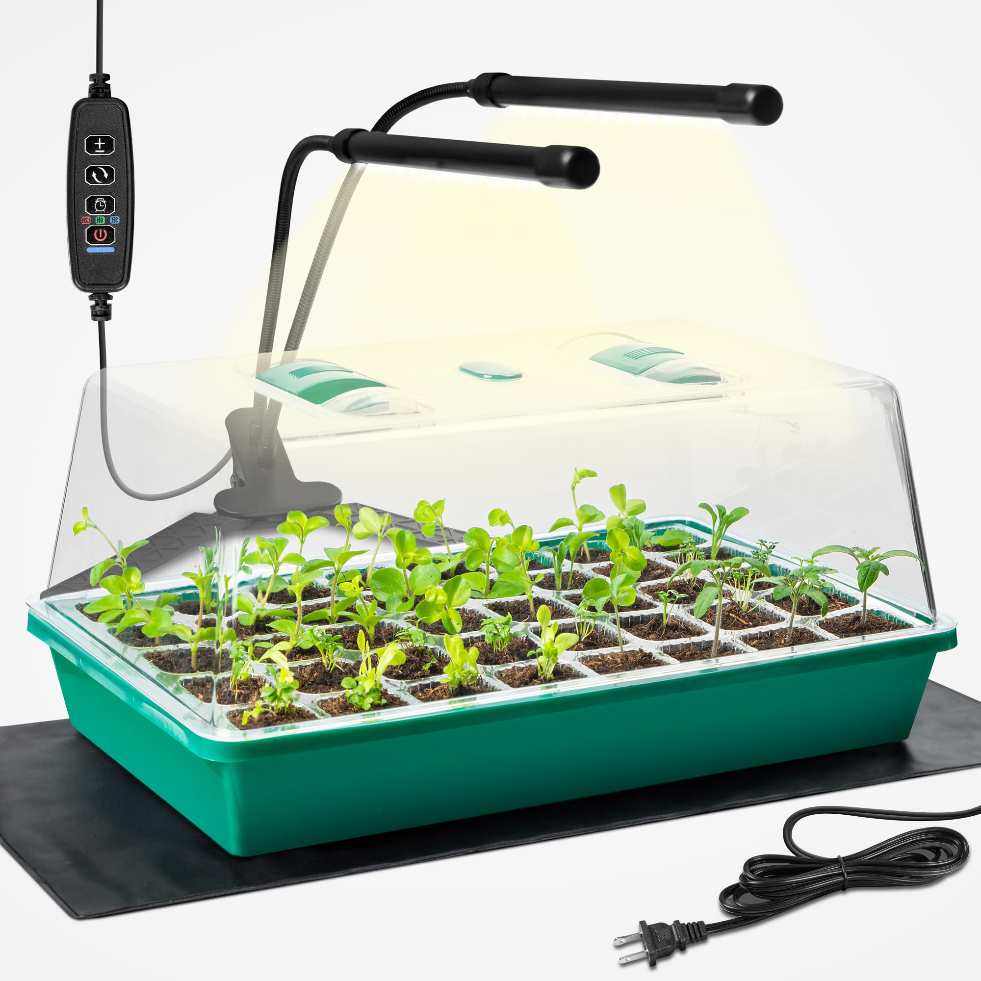 CARPATHEN seed starter tray base supports stable indoor germination