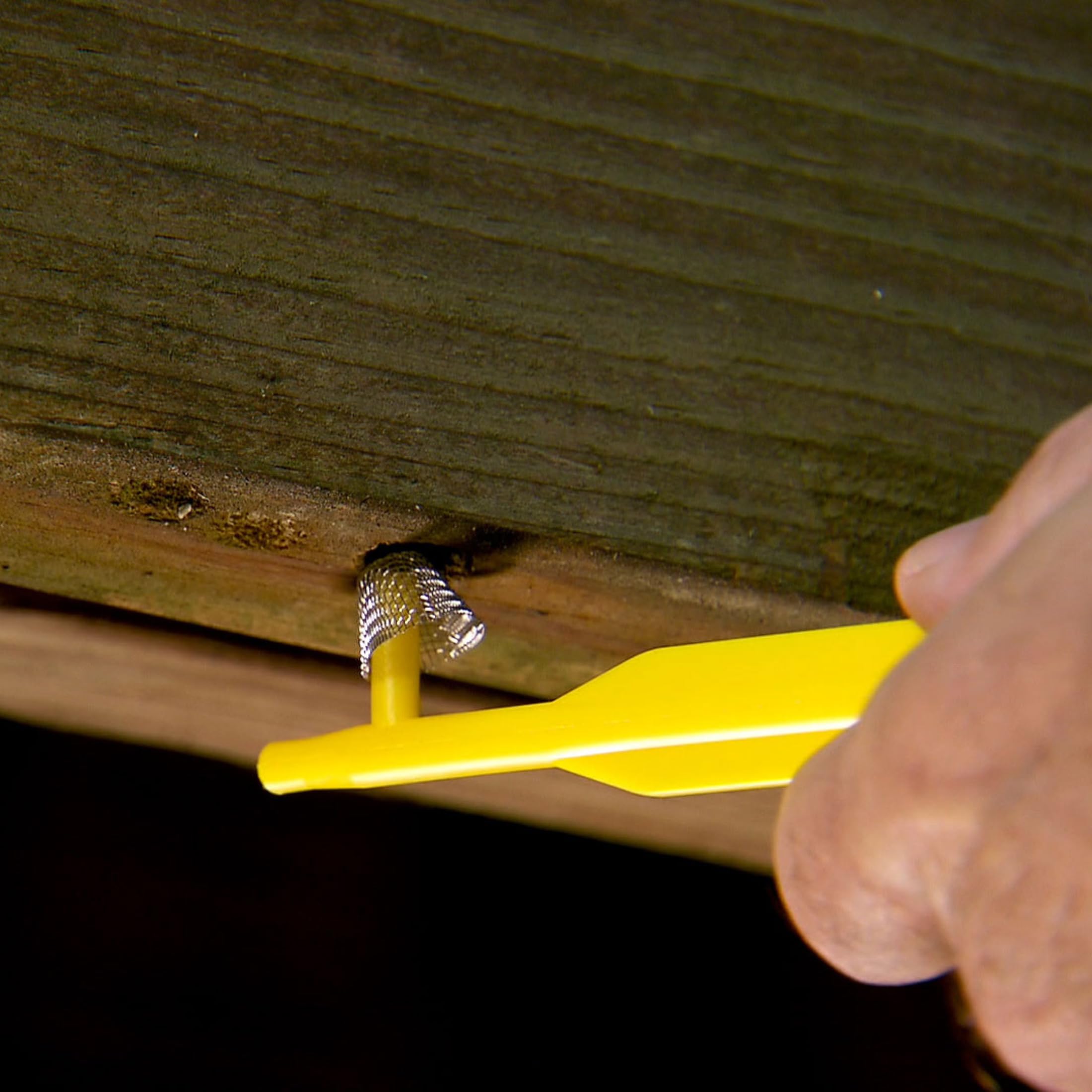 Carpenter Bee Blocker Pro hole seal plugs prevent re-entry