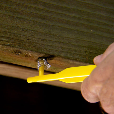 Carpenter Bee Blocker Pro hole seal plugs prevent re-entry