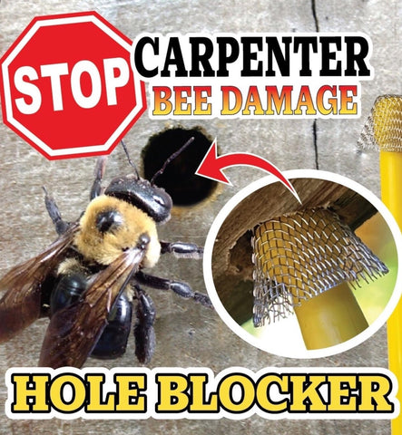 Carpenter Bee Blocker Pro stainless steel mesh close-up shows durability