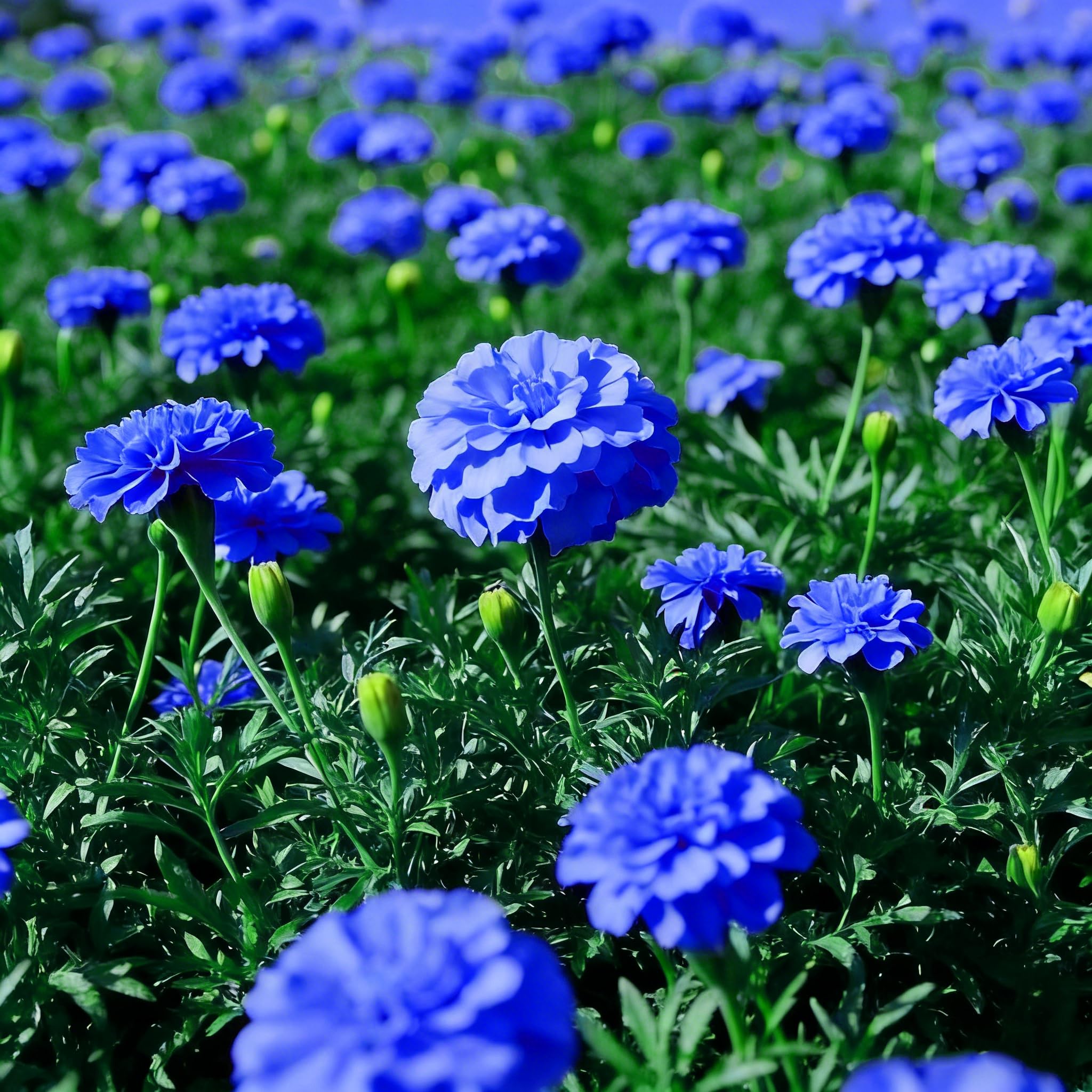 Carpet Creeping marigolds thrive in containers for portable color.