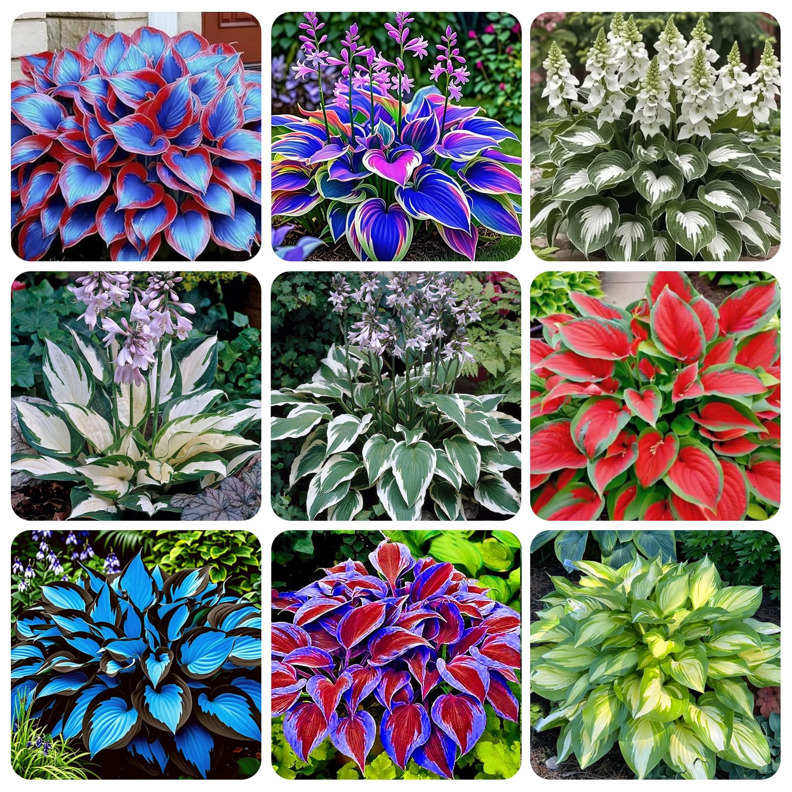 Carpet Creeping Hosta leaf variety enhances shade garden foliage.