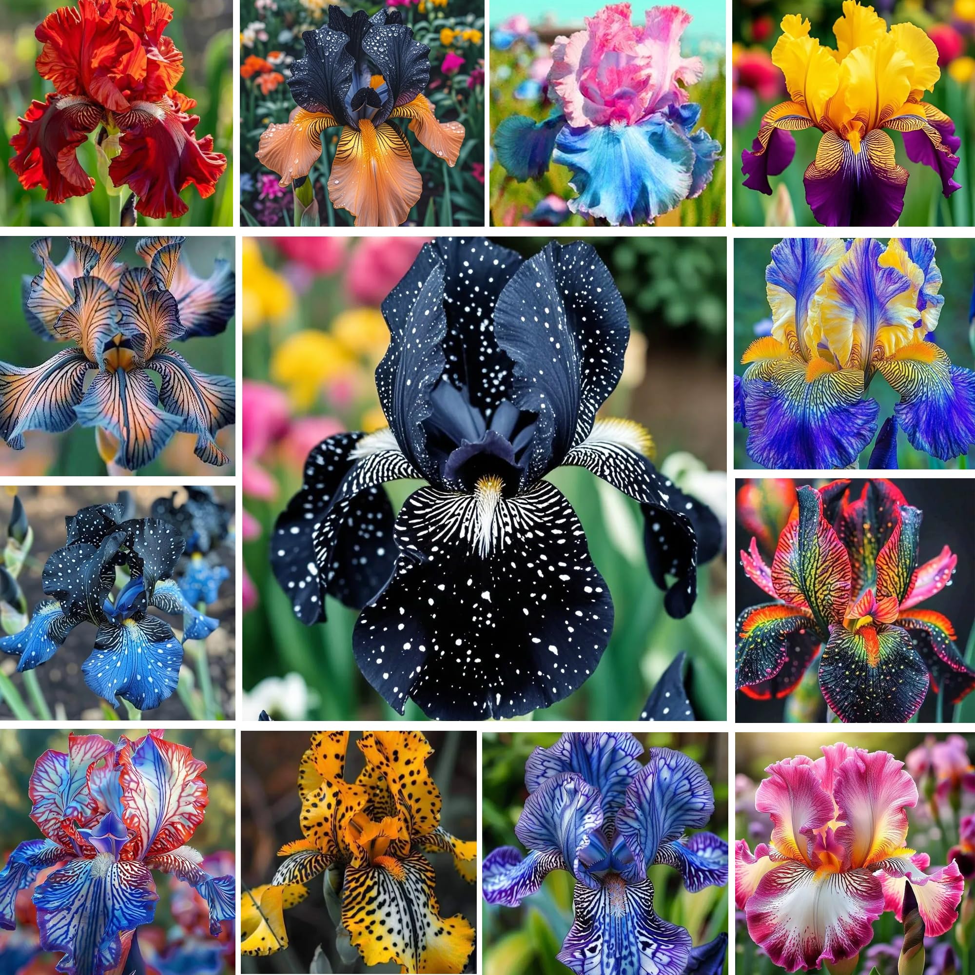 Carpet Creeping iris seeds variety pack adds diverse color to borders